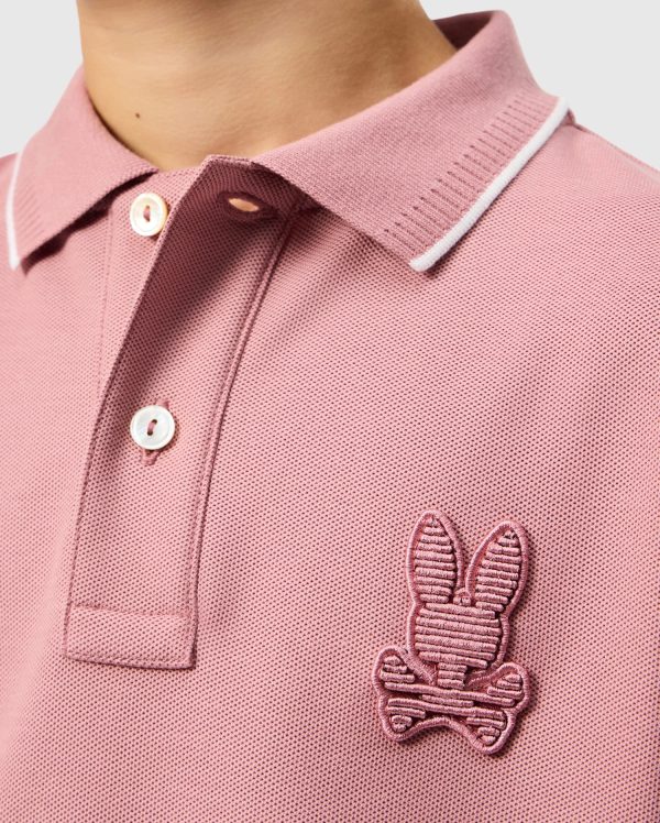 KIDS KINGSTON PIQUE POLO SHIRT - B0K764D200 Online - Image 4