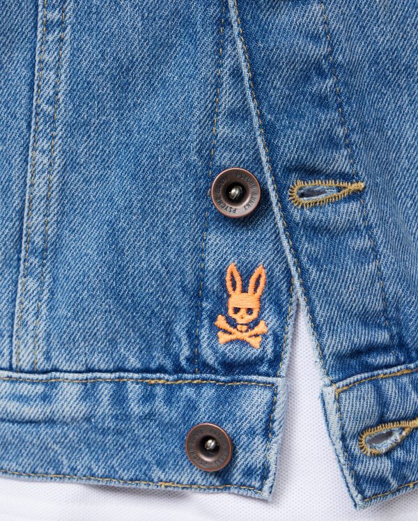 KIDS PATHE DENIM JACKET - B0J741X1CO For Cheap - Image 4