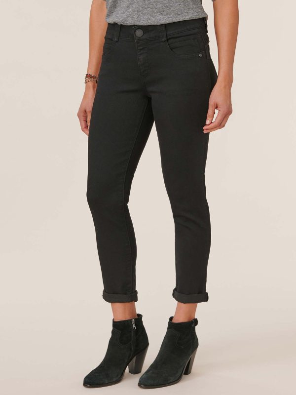 Ab solution® Black Denim Petite Ankle Skimmer Online now - Image 4